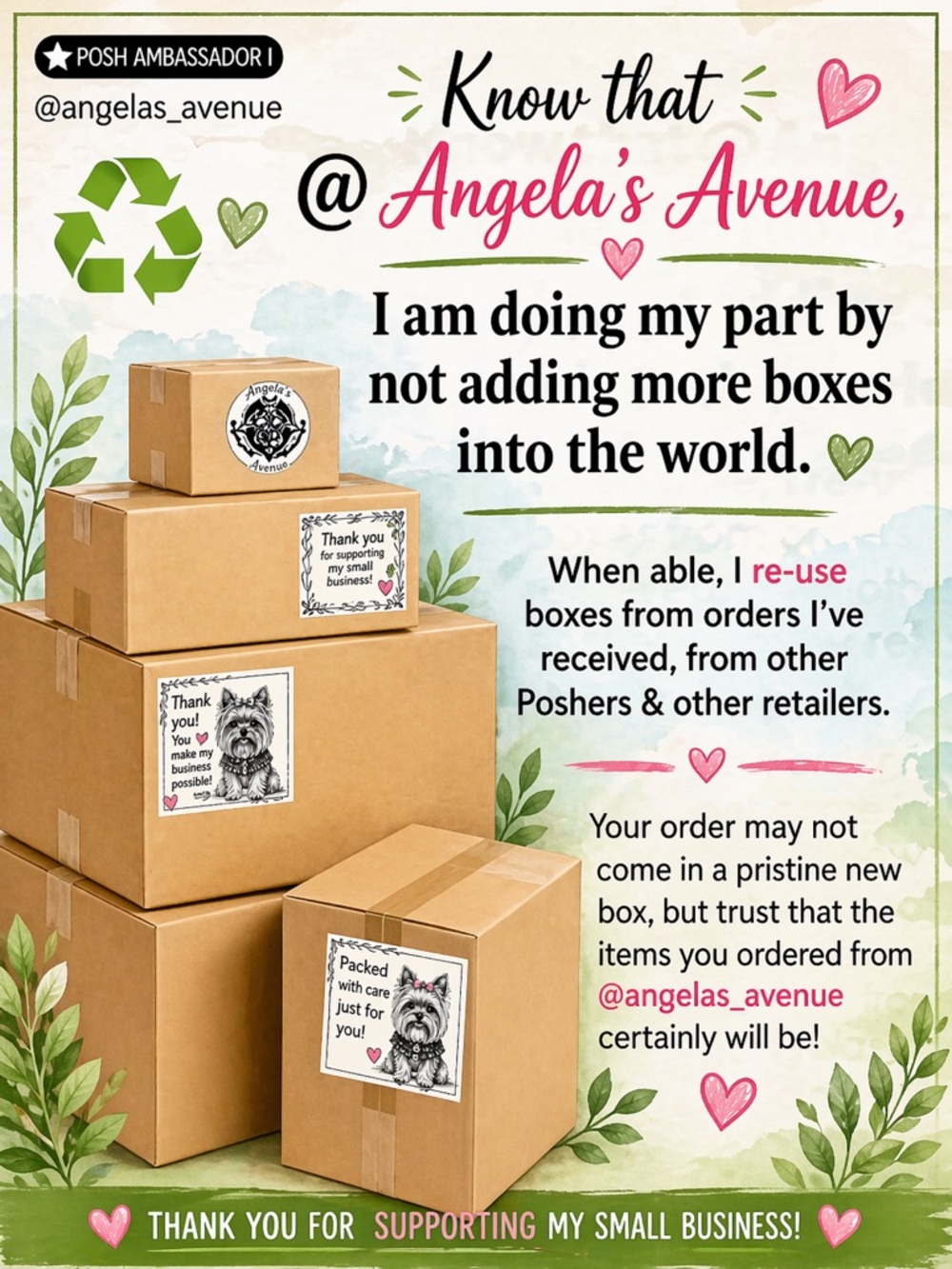 ♻️ Eco-Friendly Packaging with Care & Love 💚